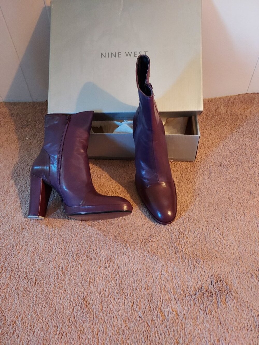 Nine West Leather Calf Boots